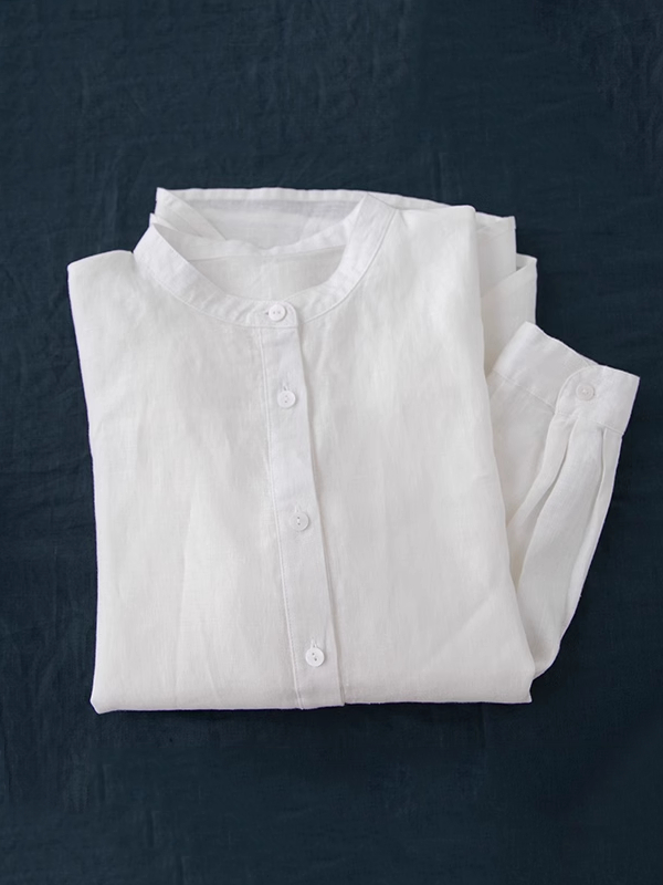 Solid Color Casual Comfortable Light Women's Shirt tjj Shicloths