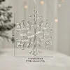 Crystal Acrylic Christmas's Tree Hanging Decors 