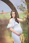 Mermaid Maternity Photo Shoot Pregnant Photography Props Dresses