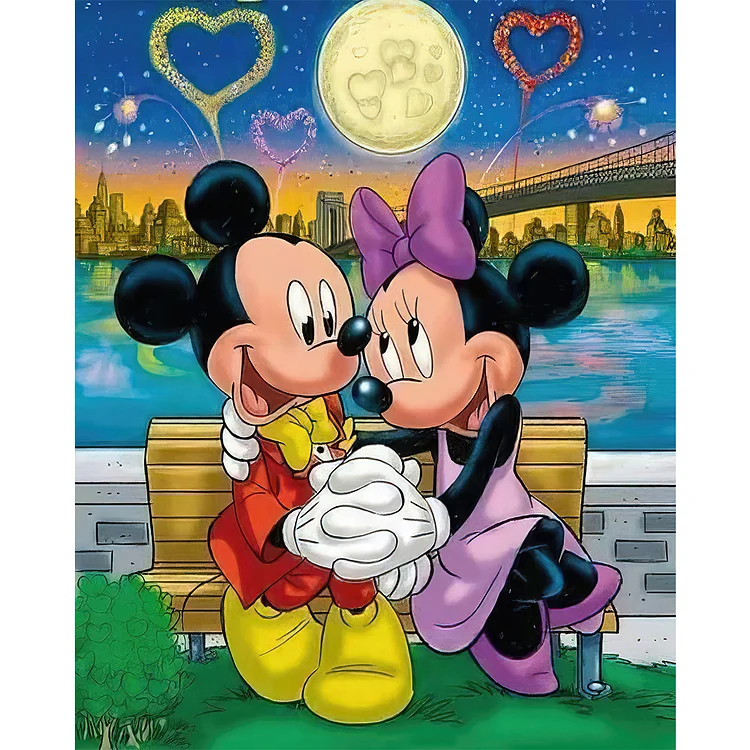 『DIY』Mickey Mouse - 11CT Stamped Cross Stitch(50*40cm)