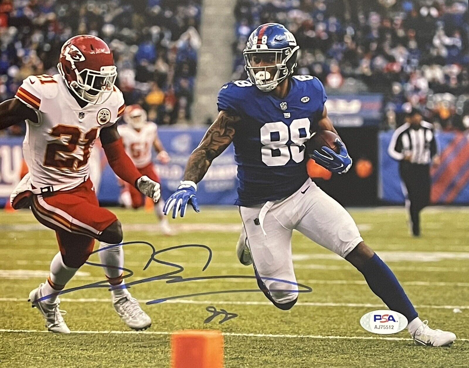 Evan Engram Signed Autographed New York Giants 8x10 Photo Poster painting PSA/DNA