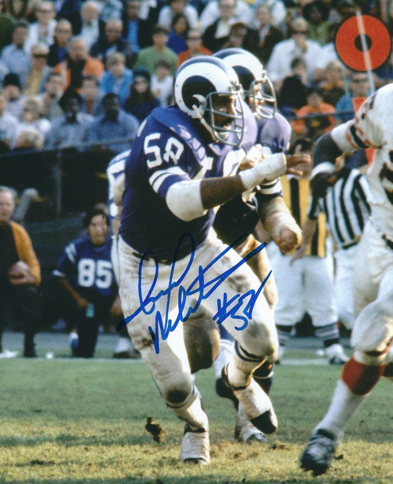 Autographed ISIAH ROBERTSON Los Angeles Rams 8x10 Photo Poster painting - w/COA