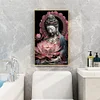 Lotus Guanyin buddhistischer runder Bohrer Diamantmalerei 40*60cm