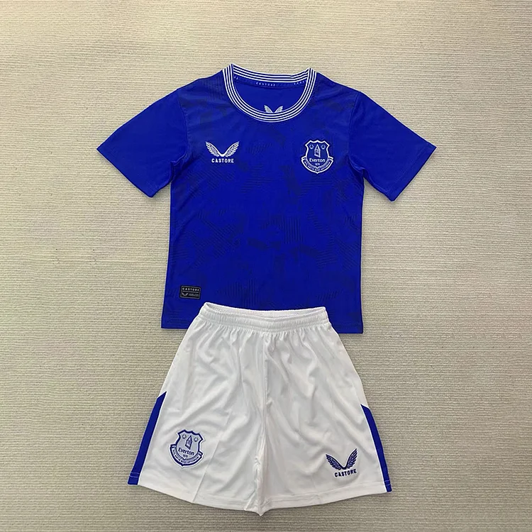 24/25 Everton Home Shirt - Kids Kit