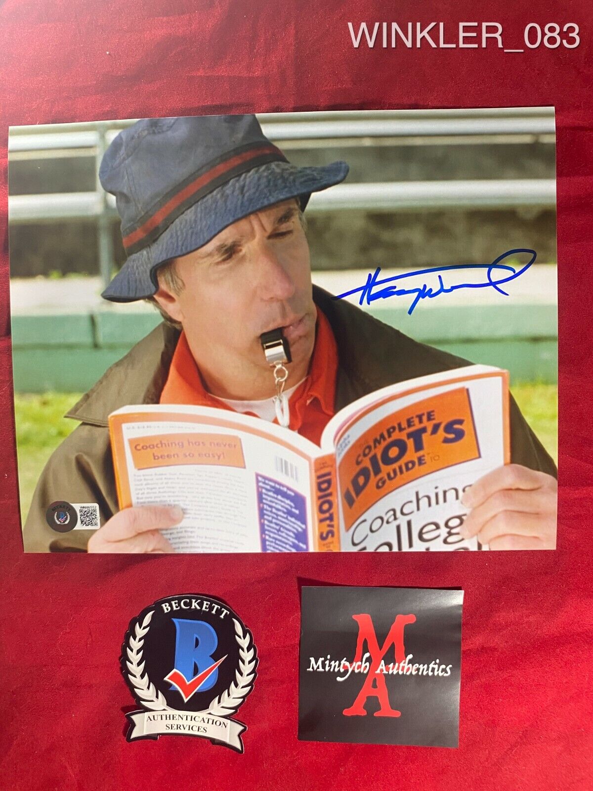 HENRY WINKLER AUTOGRAPHED SIGNED 8x10 Photo Poster painting! WATERBOY! COACH KLEIN BECKETT COA!