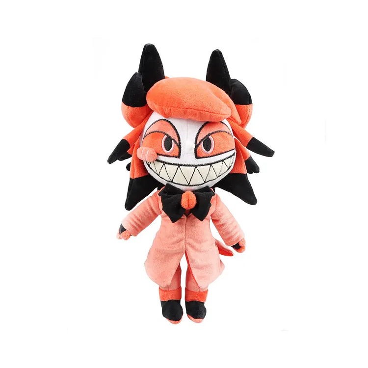 Hazbin Hotel (2024) Alastor Cosplay Plush Toys Cartoon Soft Stuffed Dolls Mascot Birthday Xmas Gift