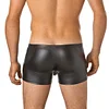 Men&lsquo;s Imitation Leather Underwear Sexy Boxer Briefs 
