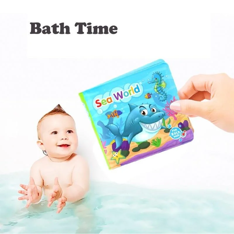 Bath Books Baby Education Toy Intelligence Development EVA Floating Cognize Book For new arrival