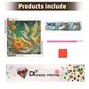 Diamond Painting -DIY Round Drill Hummingbird Carrying Flowers(40x40cm)