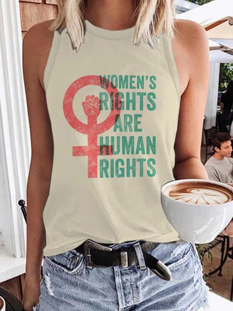 Women's Rights Are Human Rights Print T Shirt