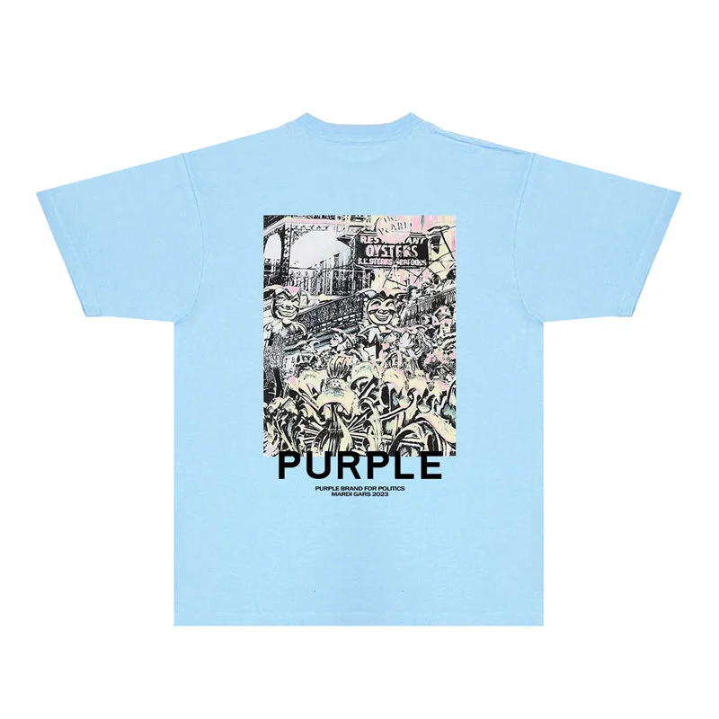 Purple fashion T-shirt