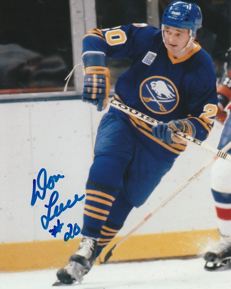 VINTAGE DON LUCE SIGNED BUFFALO SABRES 8x10 Photo Poster painting! Autograph EXACT PROOF!