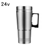 Camping Travel Kettle 12V/24V Car Electric Heating Cup 300ML Insulated Drink Mug