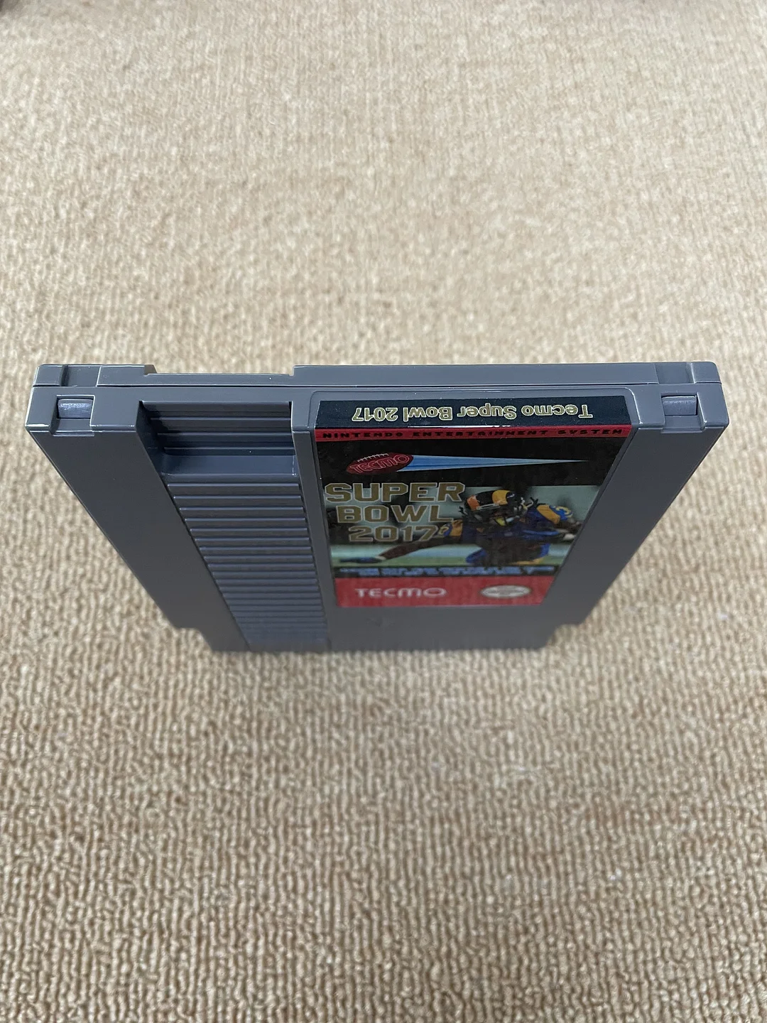 Tecmo Super Bowl 2017 For Nintendo NES - 8 Bit Game Cartridge