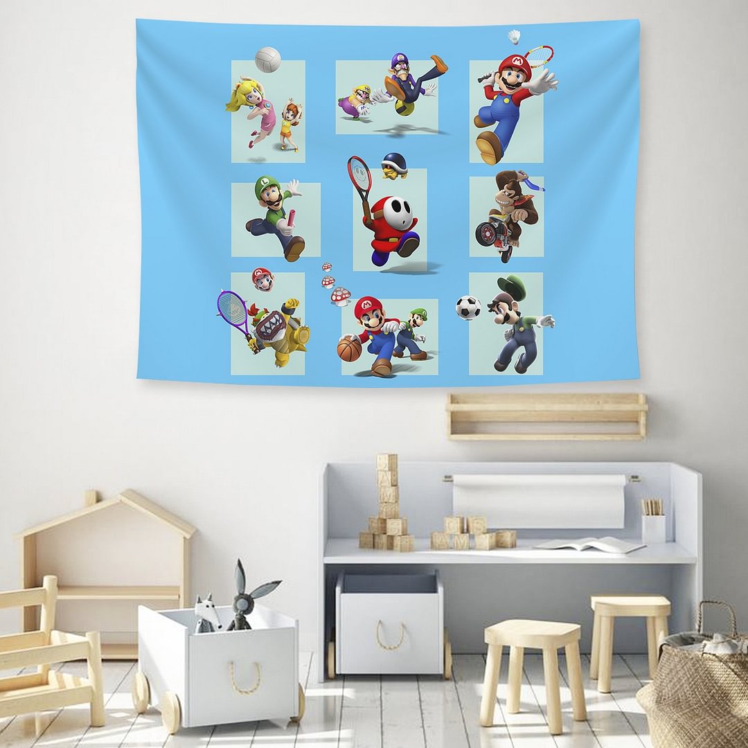 Mario Tapestry Wall Hanging Bedroom Living Room Decoration