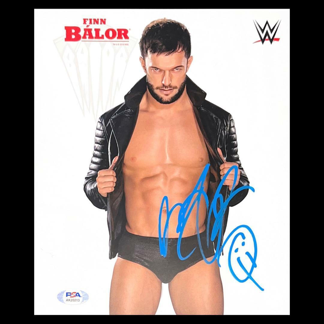 WWE FINN BALOR HAND SIGNED AUTOGRAPHED 8X10 PROMO Photo Poster painting WITH PROOF AND PSA COA