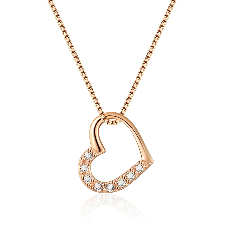 High Quality Love Heart Pendant Necklace For Women