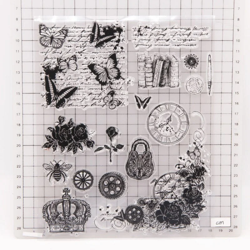 2021 Spring Butterfly Bee Rose Watch Book Metal Cutting Dies and Stamps DIY Scrapbooking Card Stencil Paper Craft