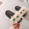 Girl Slippers Three Flowers Fashion Casual Flip Flops Shoes