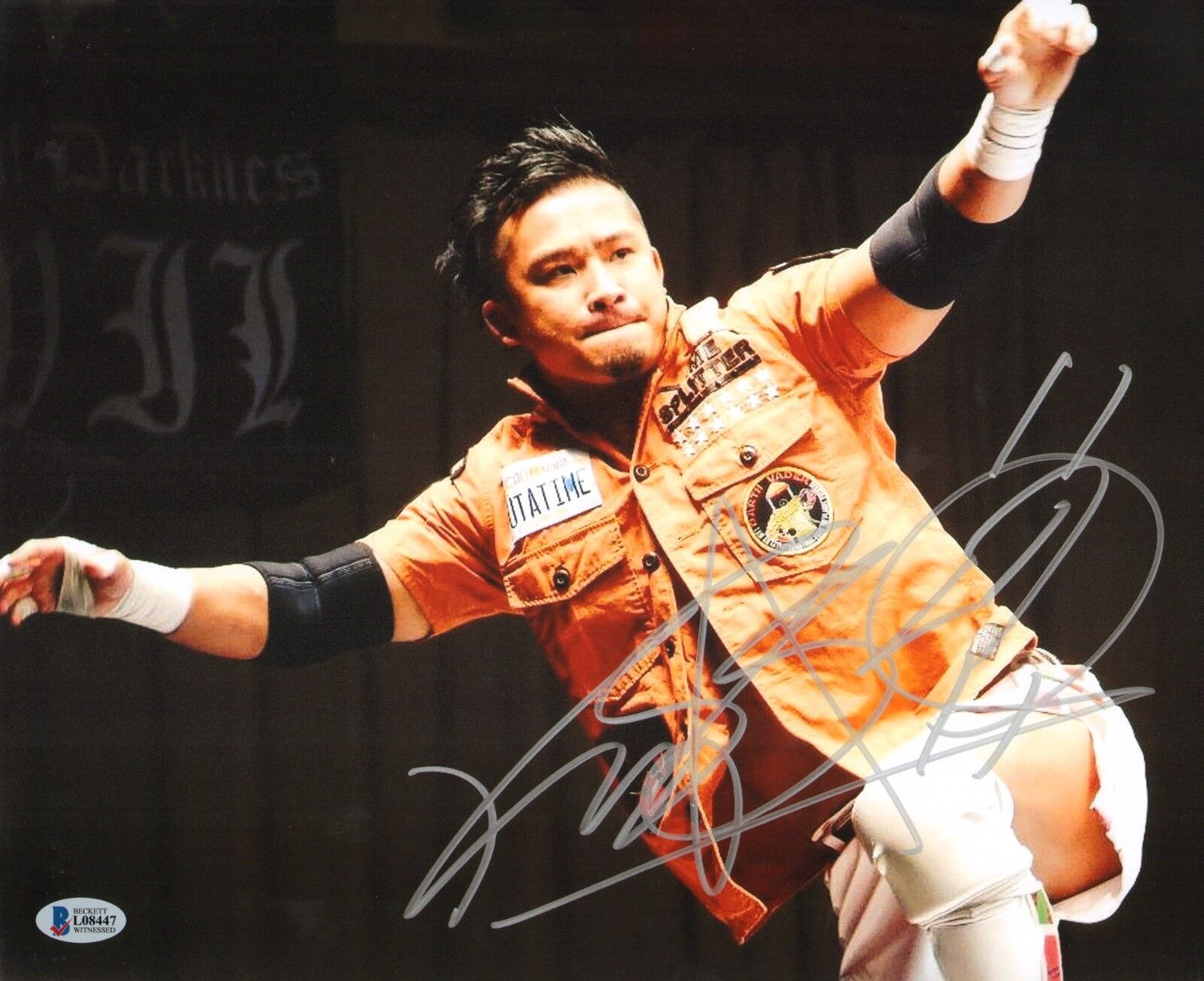 Kushida Signed 11x14 Photo Poster painting BAS Beckett COA New Japan Pro Wrestling Autograph ROH