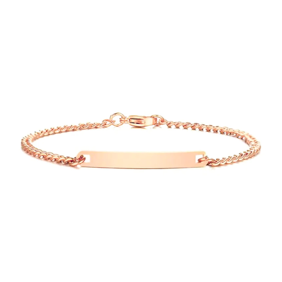 Dainty Engraved Bracelet (Single Bracelet)