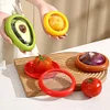 Silicone Film Fruit Storage Box Sealed Fresh Preservation Box for Fridge (4Pcs)
