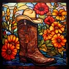 Diamond Painting-DIY Full Round Drill Stained Glass Art Boot