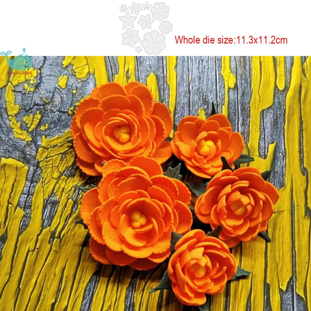 lace flower Metal Cutting Dies Scrapbooking Stencil for Album Paper DIY Gift Card Decoration Embossing Dies New 2022 712-1