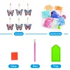 6Pcs DIY Diamond Painting Butterfly Keychain