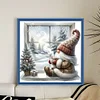 (US Local)Gnome-18CT Counted Cross Stitch Kit(40x40cm)