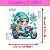 Snow Girl - Diamond Painting - Partial Special Shaped Drill(Canvas|30*30cm)