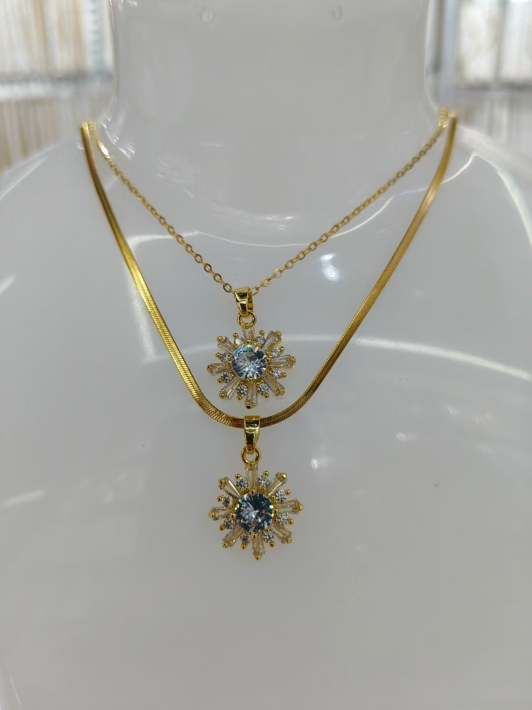 sun zircon Accessories Necklace