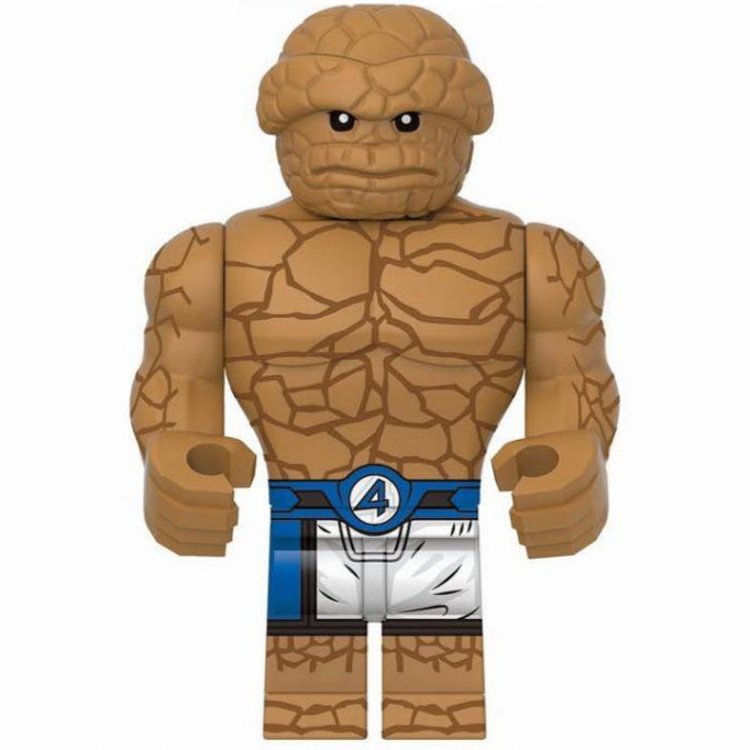 Thing (Marvel Rivals) Custom Marvel Superhero Minifigure Minifigure Bricks monstertoys