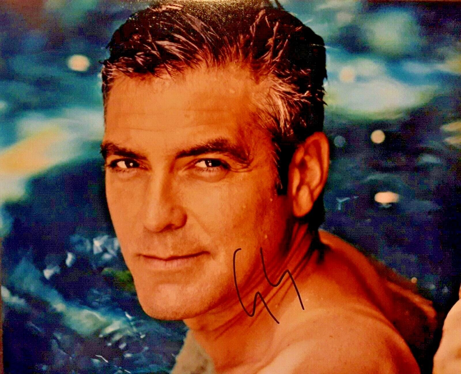 George Clooney signed 8x10