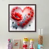 Love Poppy-11CT Stamped Cross Stitch 40*40cm/15.75*15.75in