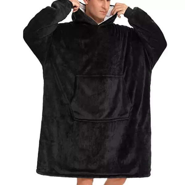 Casual Fleece Oversize Blanket Hooded Pajamas Hoodie