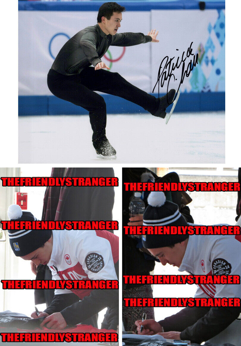 PATRICK CHAN signed 2014 SOCHI OLYMPICS