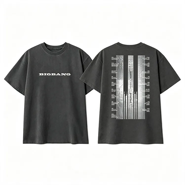 アイドル [COSMOS] BIGBANG T-SHIRTGOYANGEDITION L BIGBANG WORLD TOUR ＜XX : COSMOS＞IN GOYANG CHARCOAL T-Shirt
