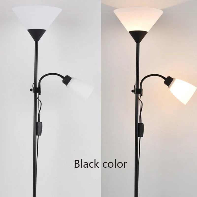 Modern nordic design 2 lights night Floor Lamp stand Living Room adjustable Hotel Lighting E27 LED For Bedroom home