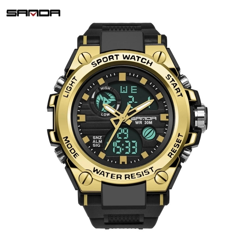 Modern Style Solid Color Electronic Men’s Watches