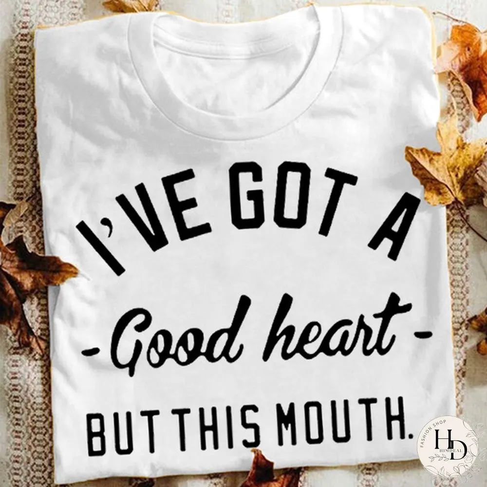 Casualwear Letters printed Shirts for Women Crew neck Tees Tops Summer Short Sleeves Women