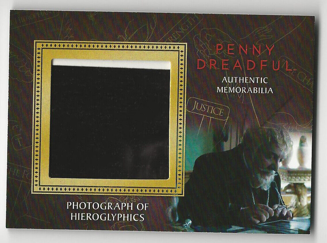 Photo Poster paintinggraph of Hieroglyphics PENNY DREADFUL Season 1 Prop Relic Costume Card M13