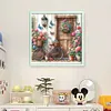 Bicycle Flowers-11CT Stamped Cross Stitch 40*40cm/15.75*15.75in tapestrymarket