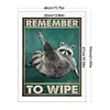 Remember To Wipe-11CT Stamped Cross Stitch 40*55cm tapestrymarket