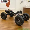 AMK 2Pcs DIY Upgrades Carbon Fiber Chassis Rails Cheater Rigs Frame Kit Adapt to 1/10 RC Crawler Racing Cars Body for Experts