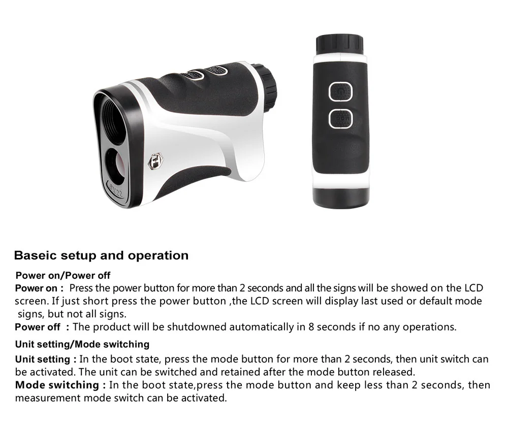 ohhunt® Multifunction Laser Rangefinders 6X 600M Monocular