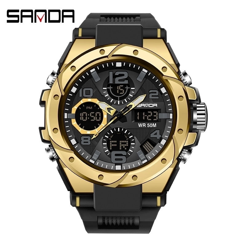Modern Style Solid Color Electronic Men’s Watches