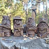 Wooden Norse Gods Ornament Garden/Home Decor