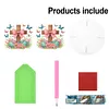 Croix acrylique porte-plante support double face - 5d bricolage d&eacute;coration artisanale