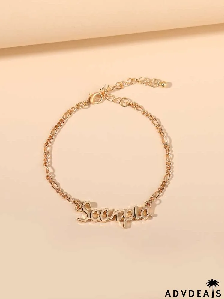 Letter Decor Bracelet